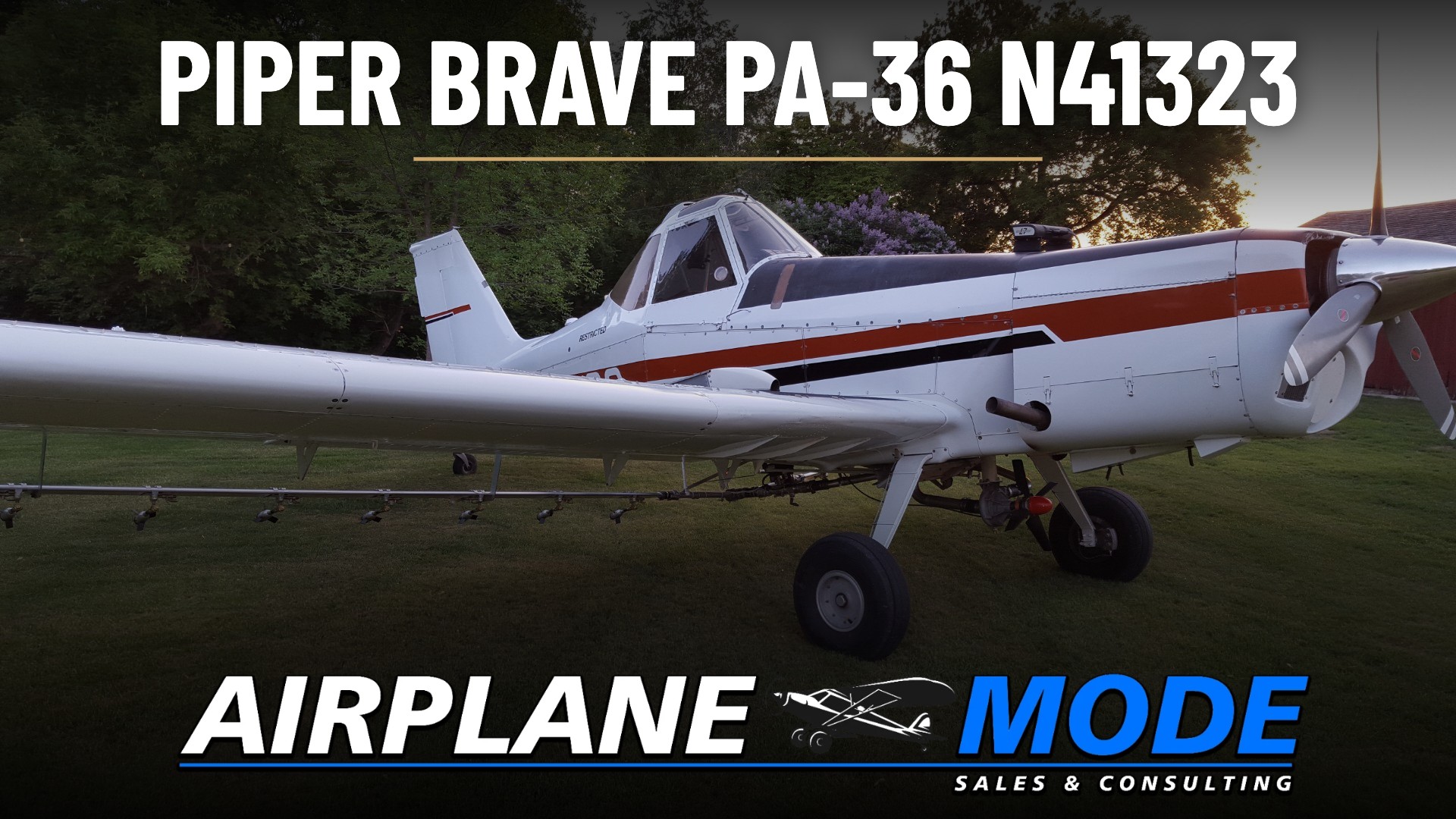 PIPER Brave PA-36 N41323
